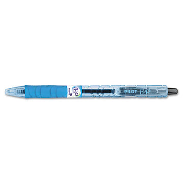 Pilot® B2p Bottle-2-pen Recycled Ballpoint Pen, Retractable, Fine 0.7 Mm, Black Ink, Translucent Blue Barrel, Dozen freeshipping - TVN Wholesale